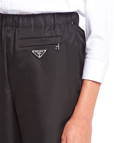 prada re-nylon gabardine pants|Prada re nylon cross edition.